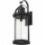 Z-Lite Roundhouse 32  Seedy Glass Aluminum Outdoor Wall Sconce in Black Perspective: top