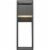 Z-Lite Barwick 18  Etched Glass Aluminum Outdoor LED Wall Sconce in Black Perspective: top