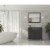 Wimbledon - 36 - Espresso Cabinet + Matte White VIVA Stone Solid Surface Countertop Perspective: top