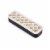 Zoe Ayla Silicone Brush Holder - Black/White Perspective: top