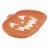 Tabletop Scardy Cat Candy Plate Ceramic Halloween Party Dish 37236 Pumpkin Perspective: top