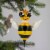 Blu Bom Stinger The Bee Glass Ornament Honey Buzz Nectar 10027 Perspective: top