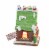 Christmas Gingerbread House With Led Clay Table Top Lighted Gbj0021 Green Perspective: top