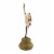 Home Decor Terrazzo Bird On Stand Metal Mother's Day Cb176063 Tan Perspective: top