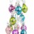 Easter Easter Tree W/Ornaments Set Glass Glitter Accents Ea16280 Flower Perspective: top