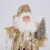 Christmas Lt. Gilded Gold Santa Plastic Christmas Presents Tree Cc1852 Perspective: top