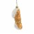 Holiday Ornament Cannoli Glass Italian Food Ricotta Sicily Go8360 Perspective: top