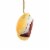 Holiday Ornament Meatball Parm Sandwich Glass Food Italian Hoagie Go8064 Perspective: top