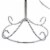 Christmas 4 Tier Silver Ornament Tree Metal Silver 16 Hooks Displayer Bb450640s Perspective: top
