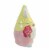 Tabletop Gnome Mini Candy Jar Ceramic Easter Rabbit Bunny A6851 Yellow Perspective: top