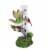 Home & Garden Hummingbird Rain Guage Polyresin Measure Water A7227 Green Perspective: top