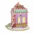 Christmas Sweet Treats Gingerbread House Lighted Electric Gbj0028 Peppermint Perspective: top