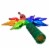 Blu Bom 15.50 Inch Pride Tree Topper Glass Finial Rainbow Lgbtqi Gay 2022-302 Perspective: top