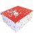 Christmas Lrg Magnetic Closure Box. Rigid Christmas Decor Gift 1840Santamerry Perspective: top