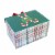 Christmas Magnetic Closure Box Small Rigid Christmas Decor Gift 1925Candycane Perspective: top