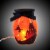 Stony Creek Halloween Pre-Lit Small Jar Glass Cat Haunted House Hsh2280 Haunted Perspective: top