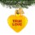 Old World Christmas 1.50 Conversation Heart Ornament True Love Valentine's Perspective: top