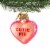 Old World Christmas 1.50 Conversation Heart Ornament True Love Valentine's Perspective: top