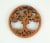Hand Carved Mahogany Tree Of Life Wood Wall Plaque Perspective: top