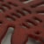 Distressed Red Cast Iron Lobster Shaped Trivet Set of 2 Perspective: top