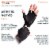 Copper Joe Fingerless Compression Arthritis Gloves-1 Pair  Perspective: top