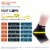 Copper Joe Ankle Brace Compression Sleeve - 1 Pair Perspective: top