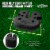 Caravan Canopy Weight Plate - Black Perspective: top