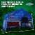 Caravan Canopy Skybox 3.2' x 6.5' Instant Multipurpose Steel Sport Shelter, Blue Perspective: top