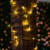 100 Light LED Christmas Mini Light Set, Patio Light, Warm White, Green Wire, 34’ Perspective: top