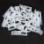 39032 All in One Clear Christmas Light Clip, C7/C9 Base, Shingle, 25 Pack Perspective: top