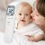 Necano, Infrared thermometer CK-T1502 forehead measure for adult, baby and children (white) Perspective: top