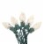 Philips Spool with Warm White LED Faceted C9 Indoor / Outdoor Christmas Lights Perspective: top