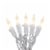 Philips LED Warm White Icicle Indoor / Outdoor Christmas Lights Perspective: top