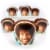 Prime Party Bob Ross Cupcake Wrappers (Set of 12) Perspective: top