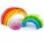 Bigjigs Toys Wooden Stacking Rainbow - Large Perspective: top