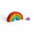 Bigjigs Toys, Wooden Stacking Rainbow - Small Perspective: top