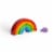 Bigjigs Toys, Wooden Stacking Rainbow - Small Perspective: top