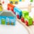BigJigs Toys Bigjigs Rail Town & Country Train Set Multicolored (BJT015) Perspective: top