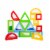 Bigjigs Toys Wooden Rainbow Sensory Shapes Perspective: top