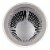Happy Living HEPA 360-Degree 3-Stage Filtration Air Purifier - White Perspective: top