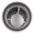 Happy Living HEPA 360-Degree 3-Stage Filtration Air Purifier - Silver Perspective: top