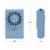 Holmes Necklace Fan-Blue Perspective: top