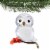 Crystal Expressions Winter Owl Ornament Acrylic Wise Berries Acryx237 Perspective: top