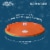 Paricon 626-O Flexible Flyer Flying Saucer Snow Sled, 26 Inch Diameter, Orange Perspective: top