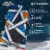 Flexible Flyer Snow Screamer 47 Inch 2 Person Foam Snow Sled for Kids and Adults Perspective: top