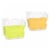 Collapsible Foldable Plastic Water Containers for Camping, Hiking, 2-Pack 5 L, 1.32 Gallon Perspective: top
