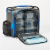 Fit and Fresh Sporty Lunch Kit - Black / Nautical Blue Perspective: top