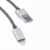ZGear Lightning Tip Braided Charge Cable Perspective: top