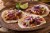 Curly's Hickory Smoked & Seasoned Sauceless Pulled Pork Perspective: top