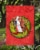 Carolines Treasures SC9101GF Beagle Christmas Wreath Garden Flag Perspective: top